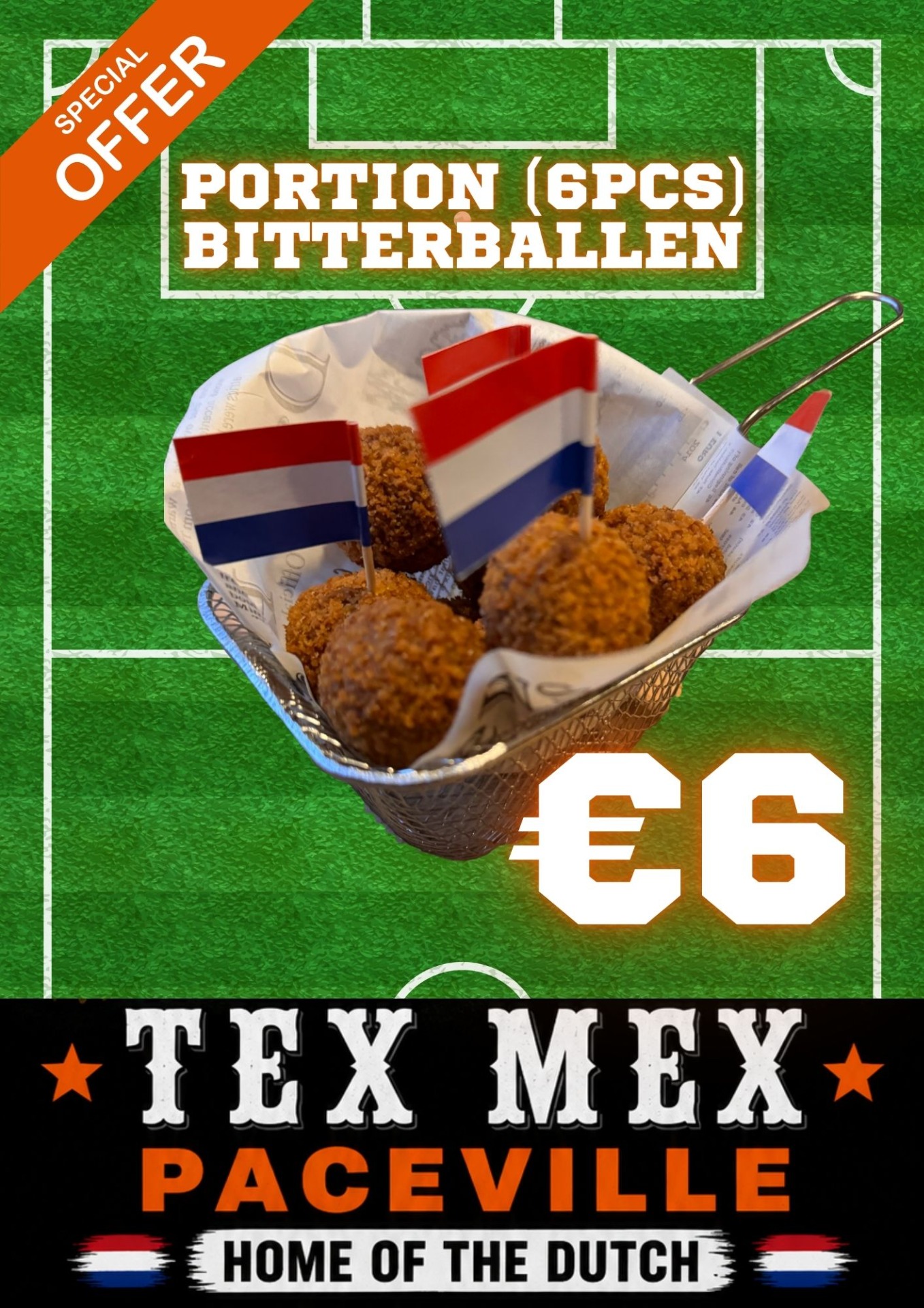 Geen voetbalavond zonder bitterballen.
