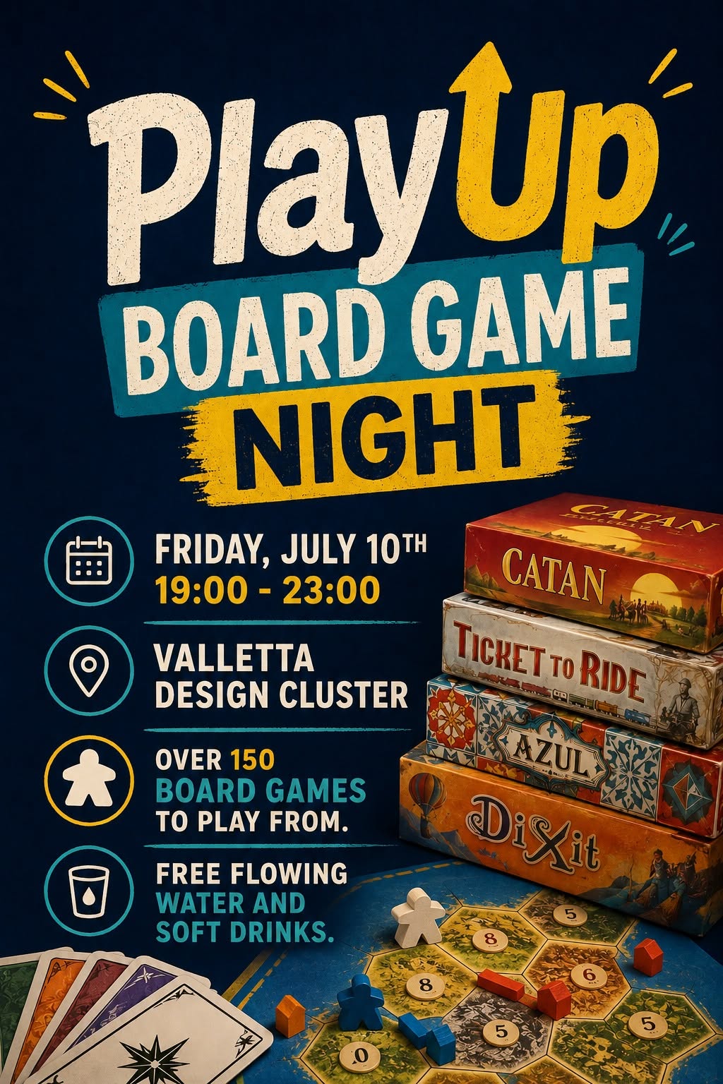 Board game night - 10 Juli