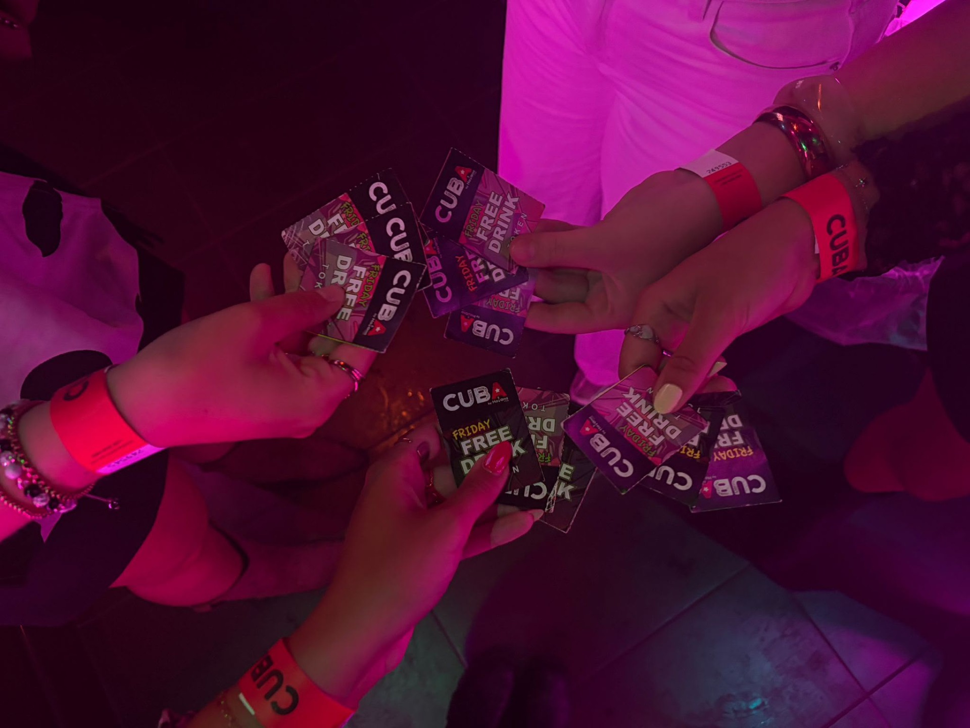Inclusief 3 dranktokens